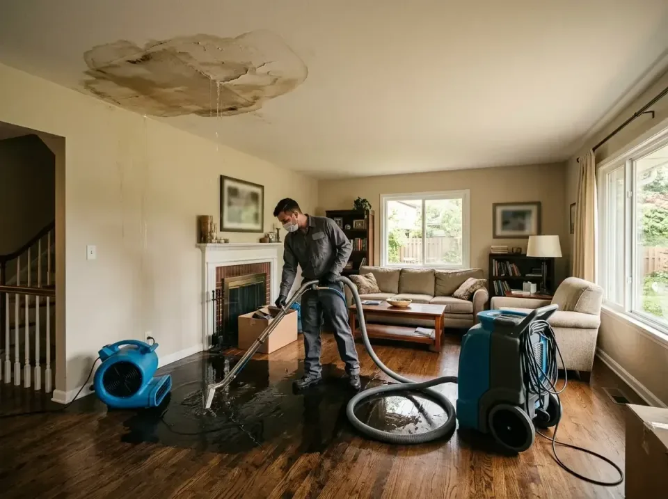 attic-pipe-burst-ceiling-drip-008 — frequently asked questions, Water Damage Restoration & Carpet Care in National Harbor, MD